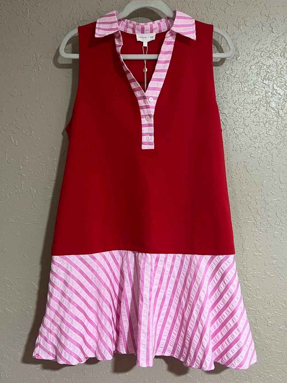 NWT Entro Sleeveless Dress Size Large